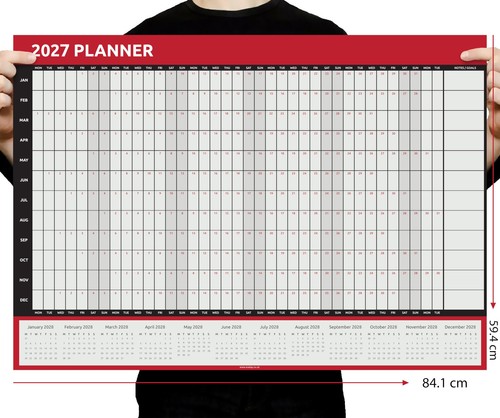 2027 wall planner full year - 2027,
