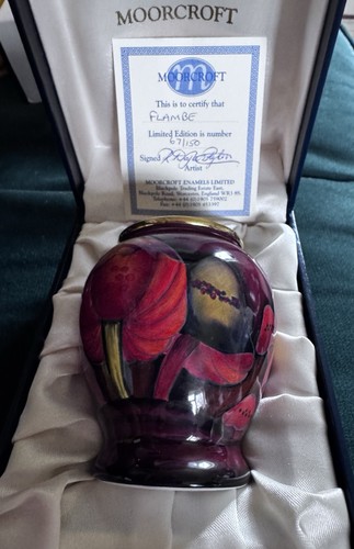 Moorcroft flambé fallow - fallow, field