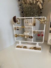 Large white earring jewellery - earring,