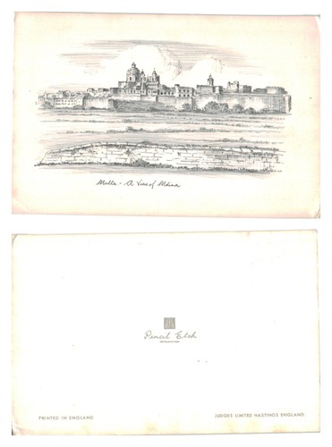 Vintage postcard malta a - -,