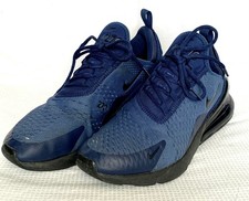 NIKE AIR MAX 270 iD custom AT7467-997 mens UK 10.5 RUNNING SHOES/TRAINERS blue