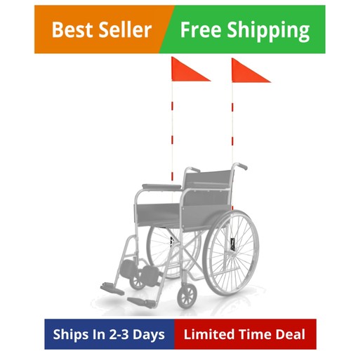 Wheelchair safety flag - flag,