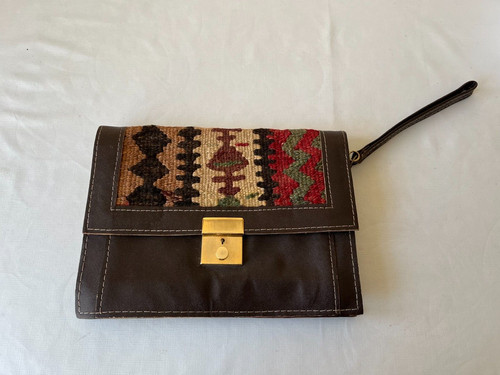 Vintage leather and - , wool