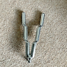 Rock-ola jukebox parts Front Door Chrome Casting