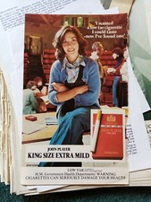 El74 Ephemera 1994 advert John player I wanted 