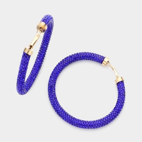 Gold blue stone - detail, 2.5"