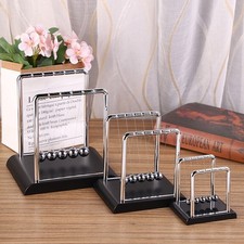 Mini Metal Newtons Cradle Balance Balls Science Educational Toys Pendulum Desk