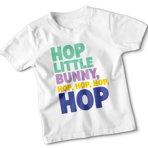 Hop little bunny kids easter - hop,
