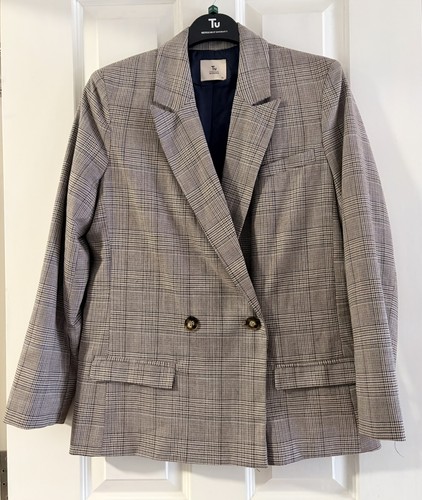 Ladies beige check blazer - ladies,