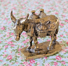 Brass figurine of a donkey