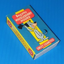 BARRATT SWEET CIGARETTE GUM TV'S Huckleberry HOUND & FRIENDS CARD SET AND PACKET
