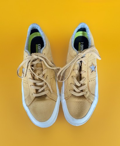 Converse leather trainers - trainers, tan