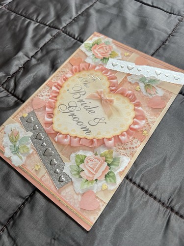 Vintage unused wedding card - vintage,