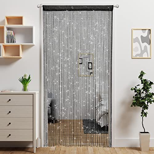 Door string curtain - door,