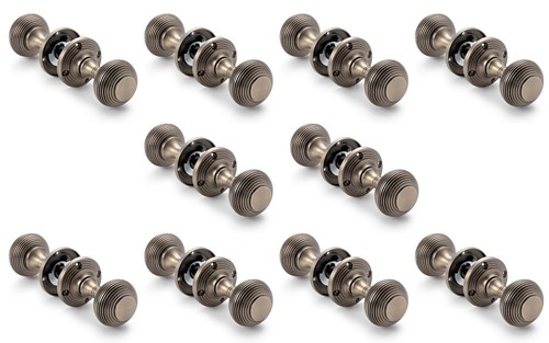 Pairs matt antique brass - 10,