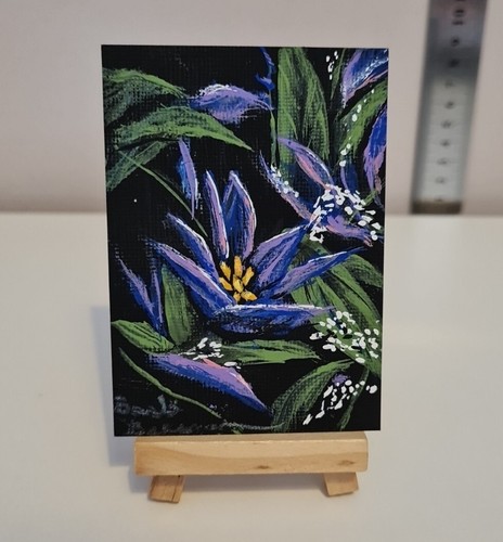 Aceo original watercolour - aceo,