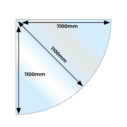 Glass hearth quarter - glass,