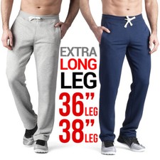 EXTRA LONG TALL Trousers MMA Gym Bottoms Jogging Joggers Running Men Running