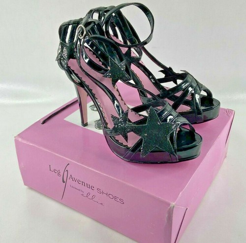 Ladies black starlight heels - ladies,