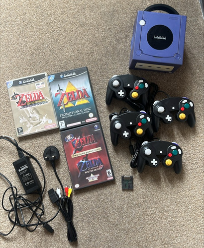 Gamecube console all wires - all,