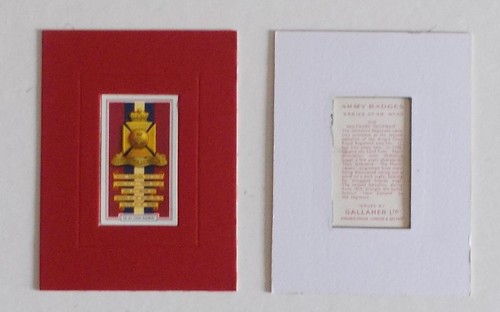 Cigarette card gallaher - card, by