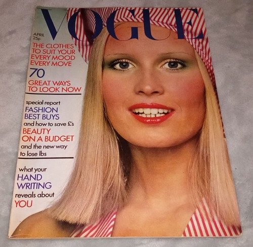 Vogue magazine april 1972 - april,