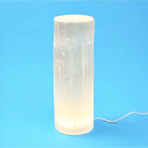 Selenite round led lamp 25cm - round,