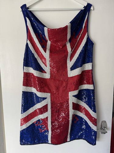 Geri union jack sequin dress - union,