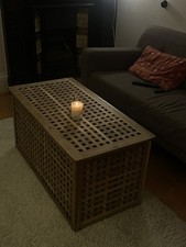 IKEA Hol Acacia Storage Side