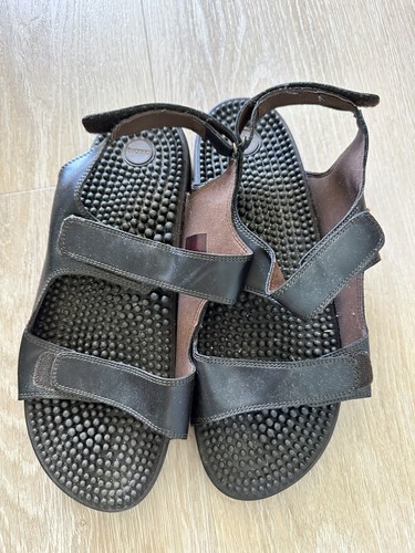 Kenkoh massage sandals - sandals, brown