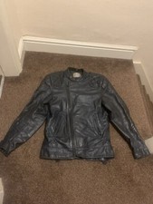 Vintage Lewis Leathers Aviakit Navy Blue Super Monza Motorcycle Jacket  “36”RARE