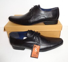 Mens Black Leather Shoes New
