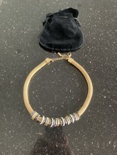 Ladies gold tone JAEGER necklace in pouch