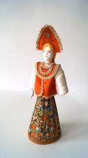 Vintage Doll Russian Art Vintage Collectables Souvenir 2005's Interior Decor Toy