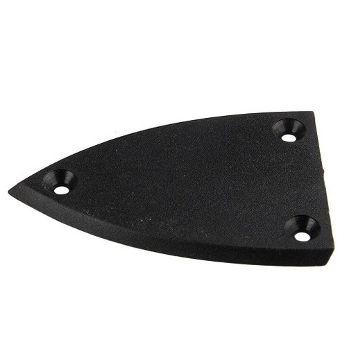 Truss rod cover plate black - cover,