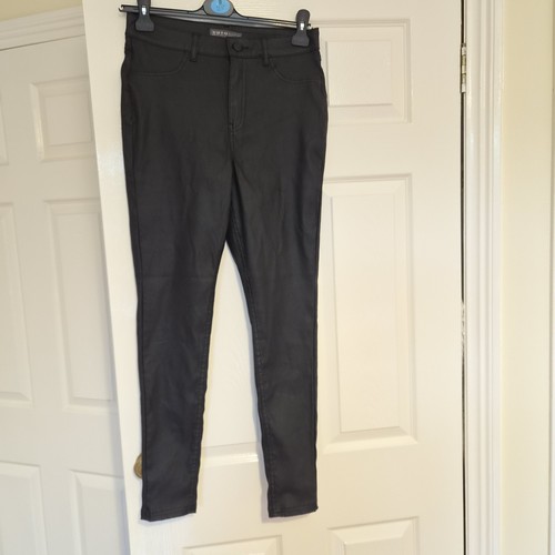 Leather look trousers - leather, size