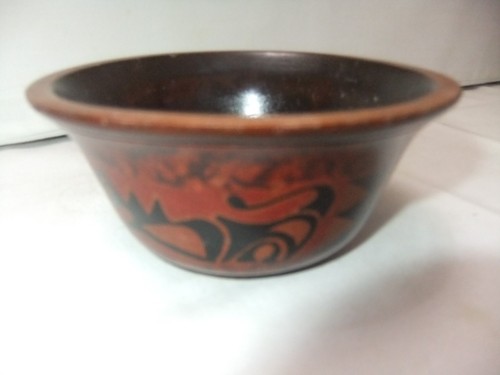Vintage small wooden - small, bowl