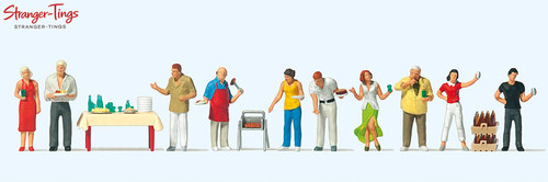 Preiser the barbeque scene - preiser,