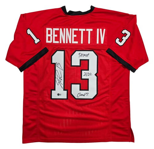 Stetson bennett signed red - bennett,