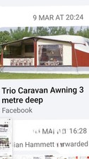 Trio caravan awning 850cm - caravan,