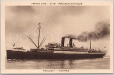 SS Meknes French Line Ship