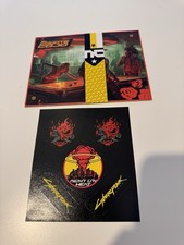 cyberpunk 2077 Art Cards / Stickers - PS4 And Xbox One - NO GAME INCLUDED