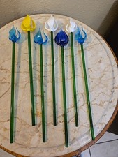 Lot O 7 Vintage Hand Blown Art