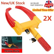 2x Wheel Clamp for Car Trailer
