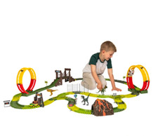 Jurassic Park Dinosaur Super Loop Race Track Set - Jurassic World Playset Toys