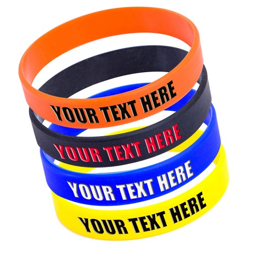Custom silicone wristbands - custom,