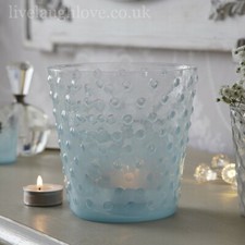 Giant Candle Holder "DOT" - Blue