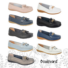 Boulevard ladies wide loafers - boulevard,