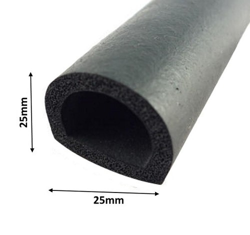 Section rubber buffer boat - section,