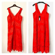 Debenhams Debut  Red Lace Midi